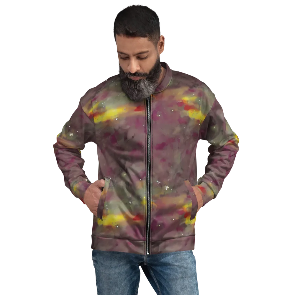 Whispers of Autumn on Bomber Jacket — Front