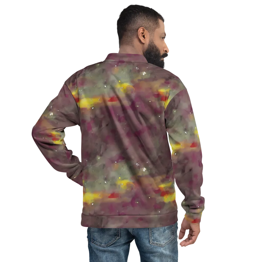 Whispers of Autumn on Bomber Jacket — Back