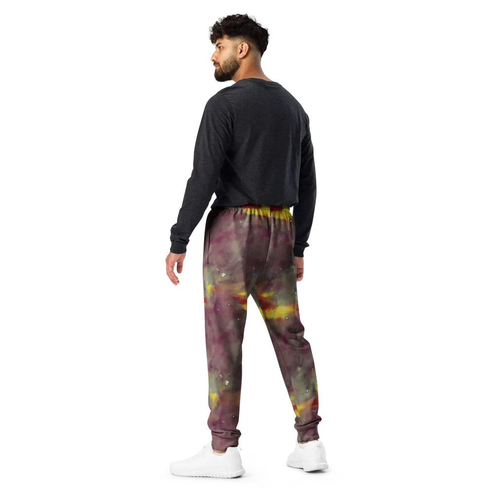 Whispers of Autumn on Men's Joggers — Back
