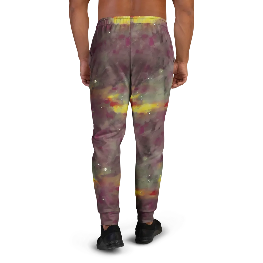 Whispers of Autumn on Men's Joggers — Back