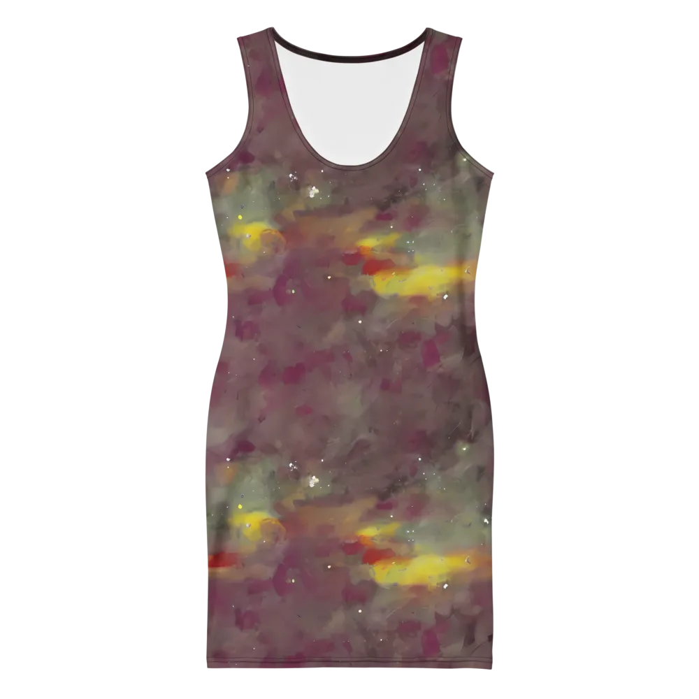 Whispers of Autumn on Bodycon Dress — Front