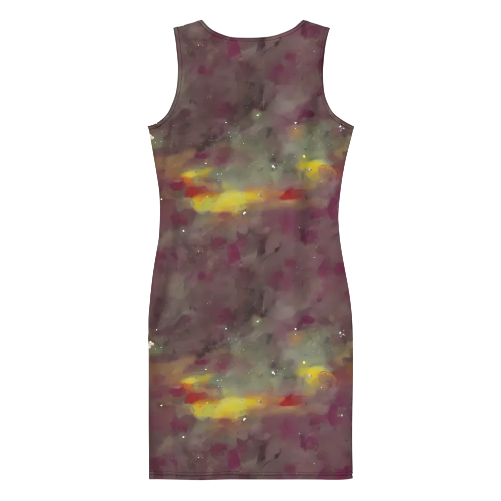 Whispers of Autumn on Bodycon Dress — Back