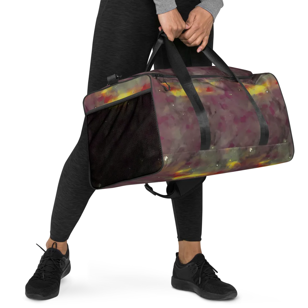 Whispers of Autumn on Duffle Bag — Right Front