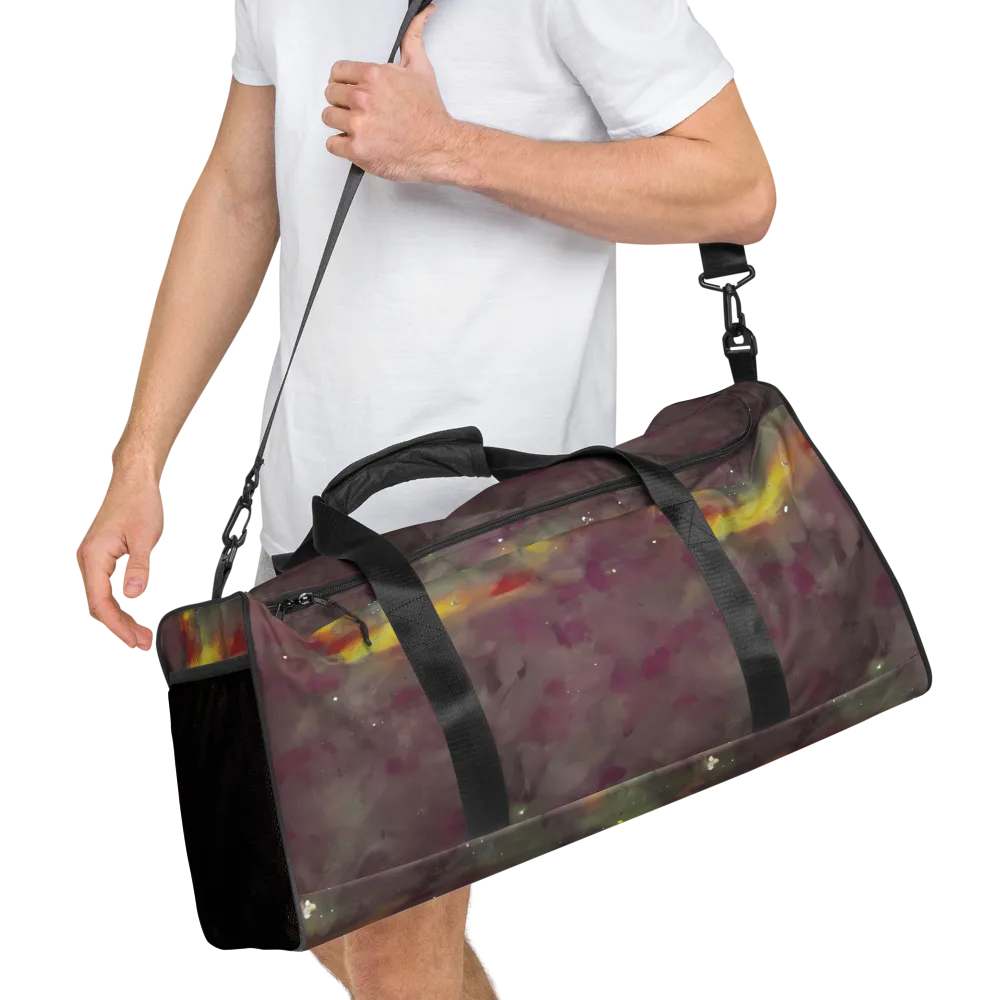 Whispers of Autumn on Duffle Bag — Right Front