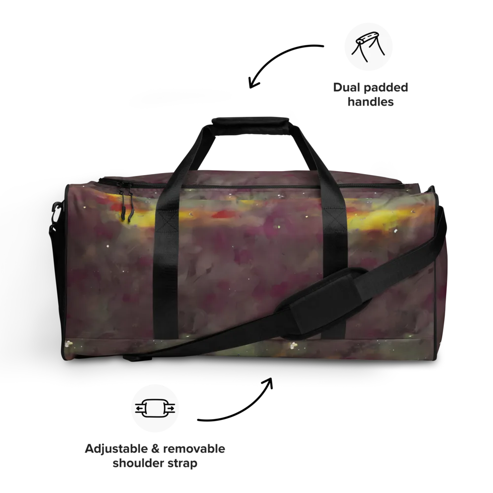 Whispers of Autumn on Duffle Bag — Front