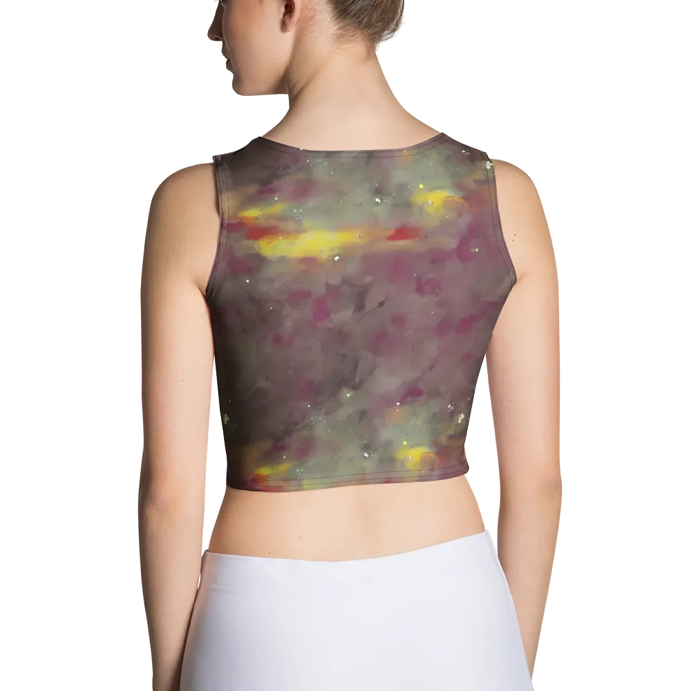 Whispers of Autumn on Crop Top — Back