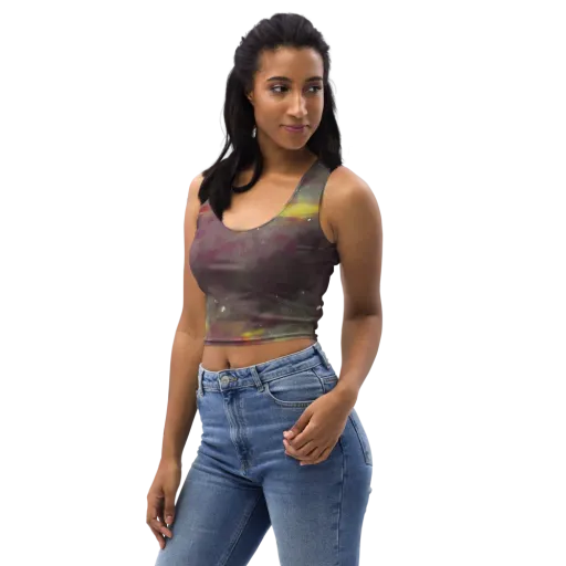 Whispers of Autumn on a Crop Top