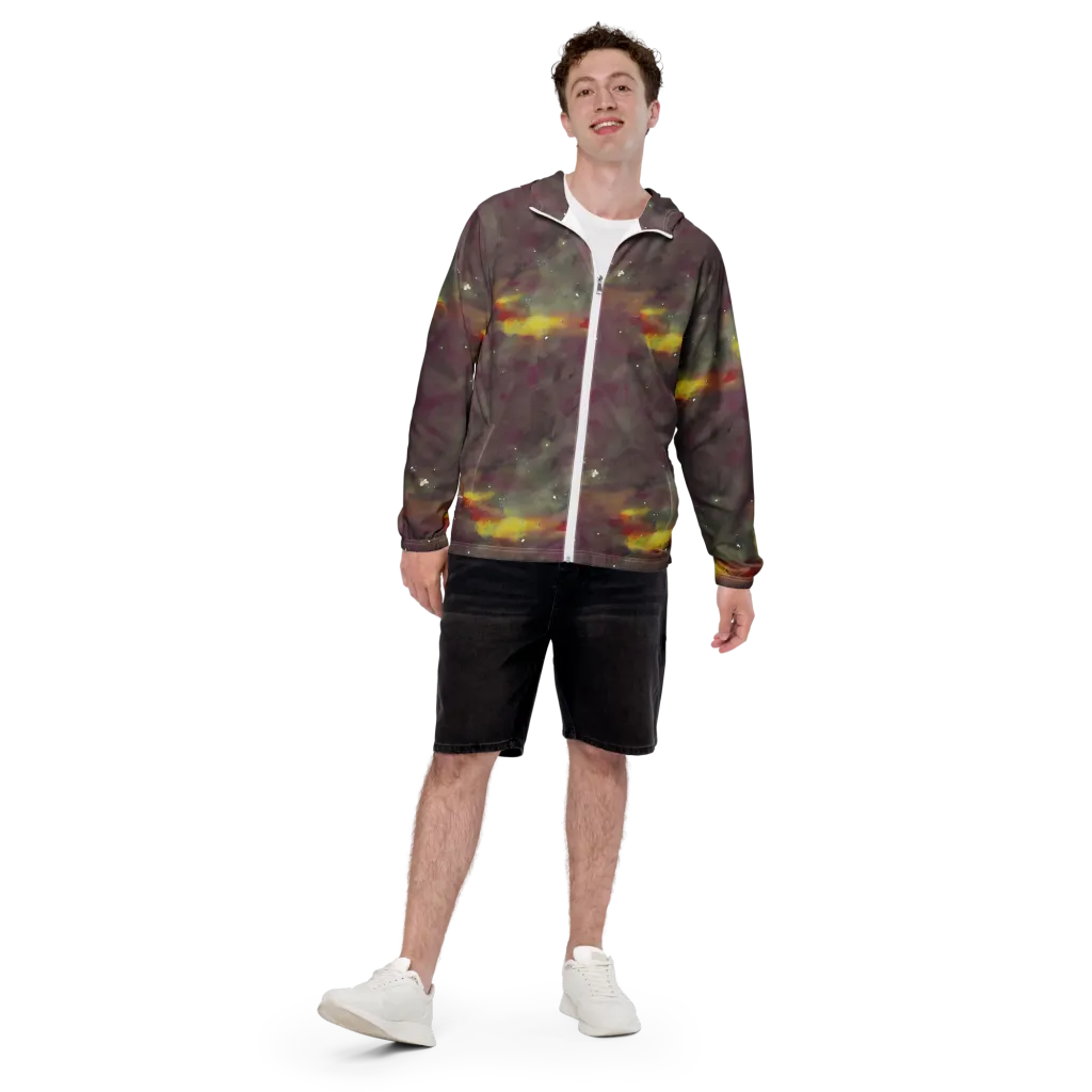 Whispers of Autumn on Men's Windbreaker — Front