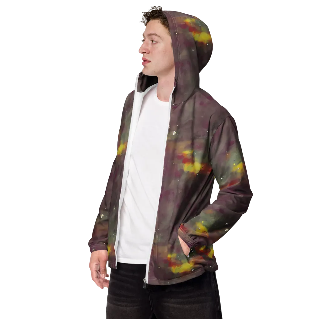 Whispers of Autumn on Men's Windbreaker — Left Front