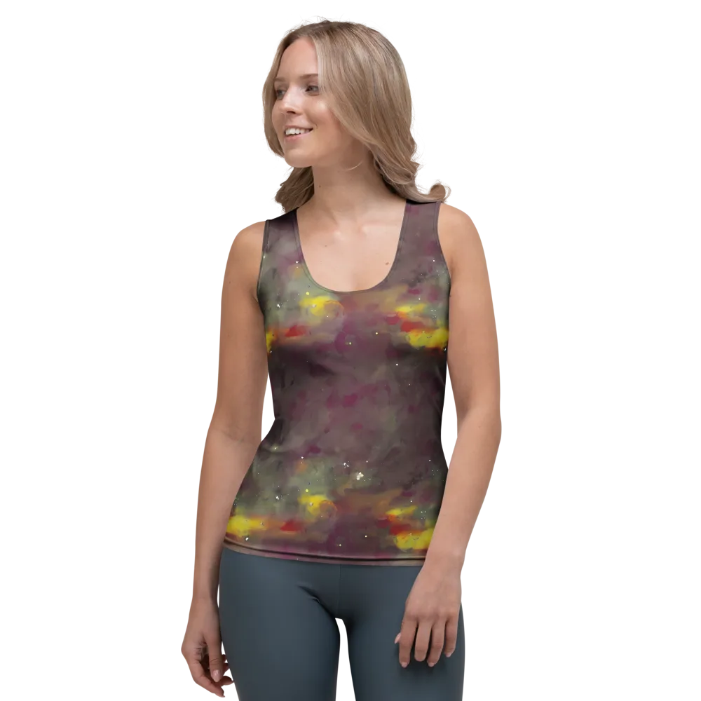 Whispers of Autumn on Women's Tank Top — Front