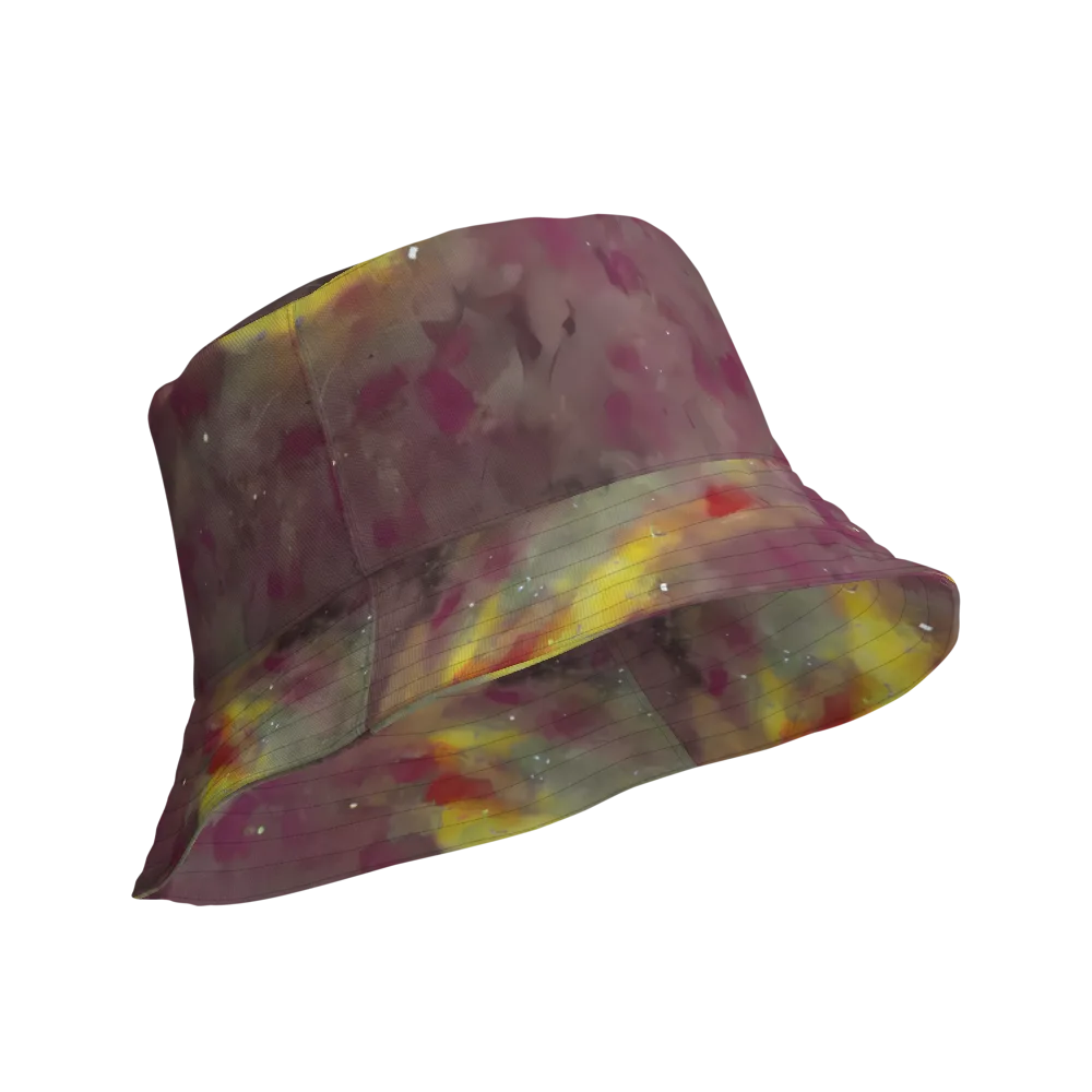 Whispers of Autumn on Reversible Bucket Hat — Product details Outside