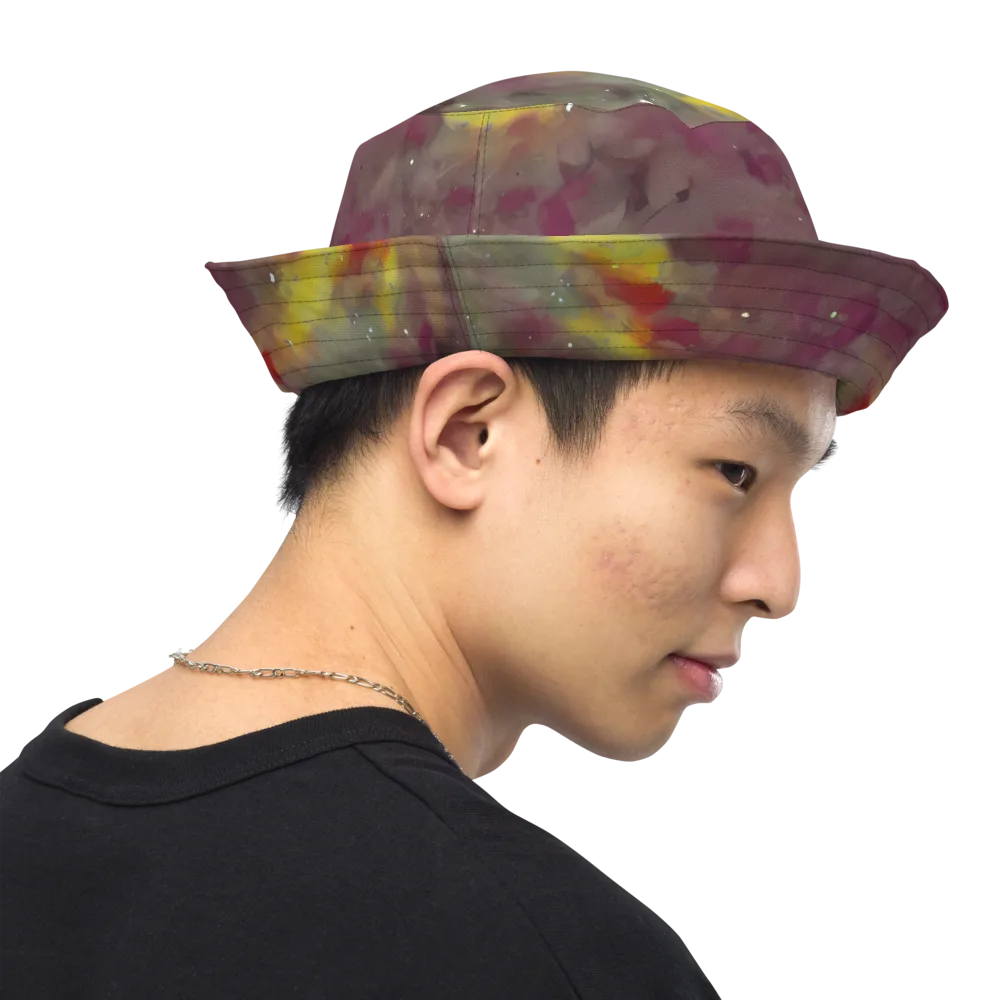 Whispers of Autumn on Reversible Bucket Hat — Right Outside