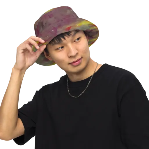 Whispers of Autumn on a Reversible Bucket Hat