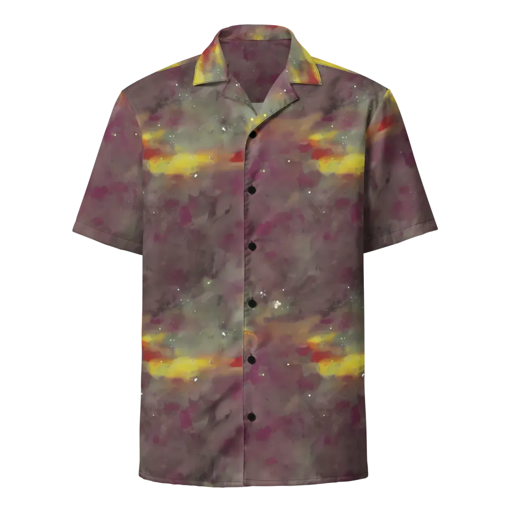 Whispers of Autumn on Button Shirt — Front