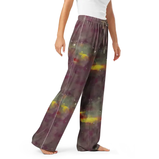 Whispers of Autumn on a Women's Pajama Pants