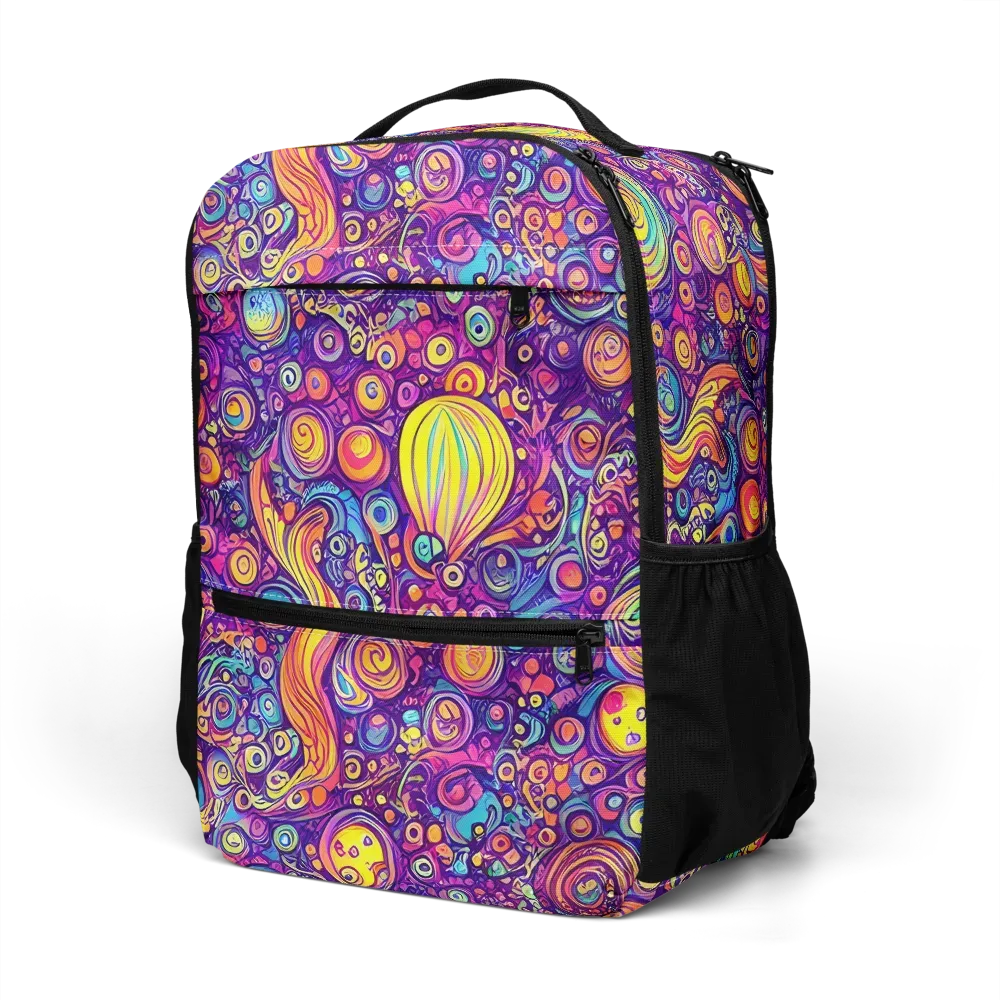 Festival of Whimsy on Utility Backpack — Left Front