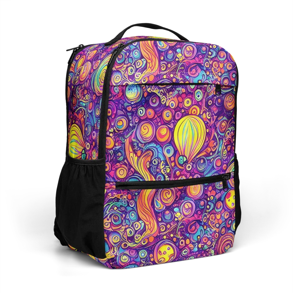 Festival of Whimsy on Utility Backpack — Right Front