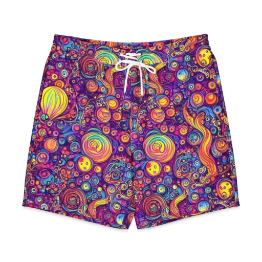 Festival of Whimsy on a Men's Board Shorts