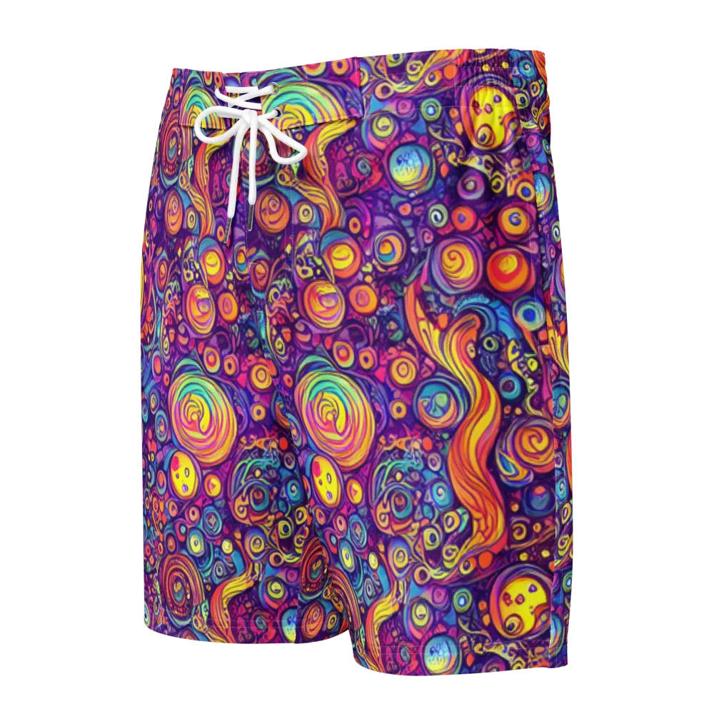 Festival of Whimsy on Men's Board Shorts — Front