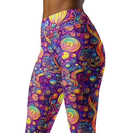 Festival of Whimsy on a Yoga Leggings