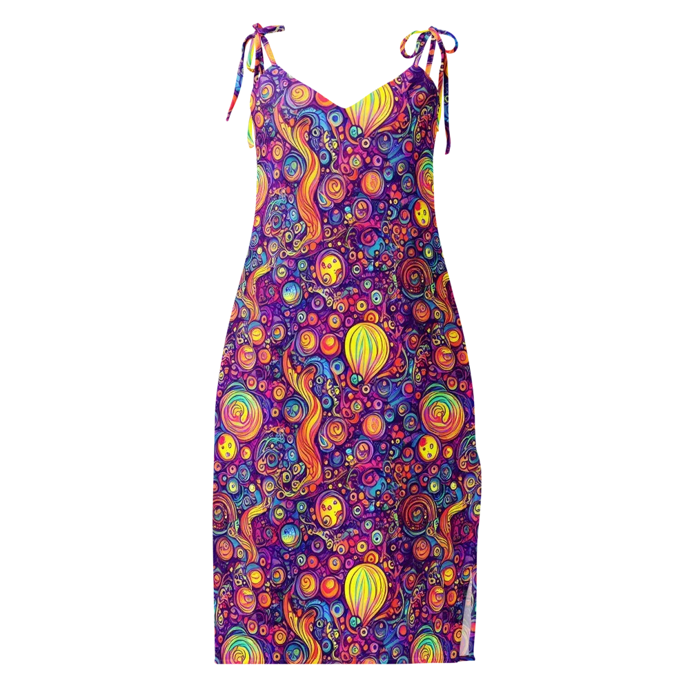 Festival of Whimsy on Slip Dress — Front
