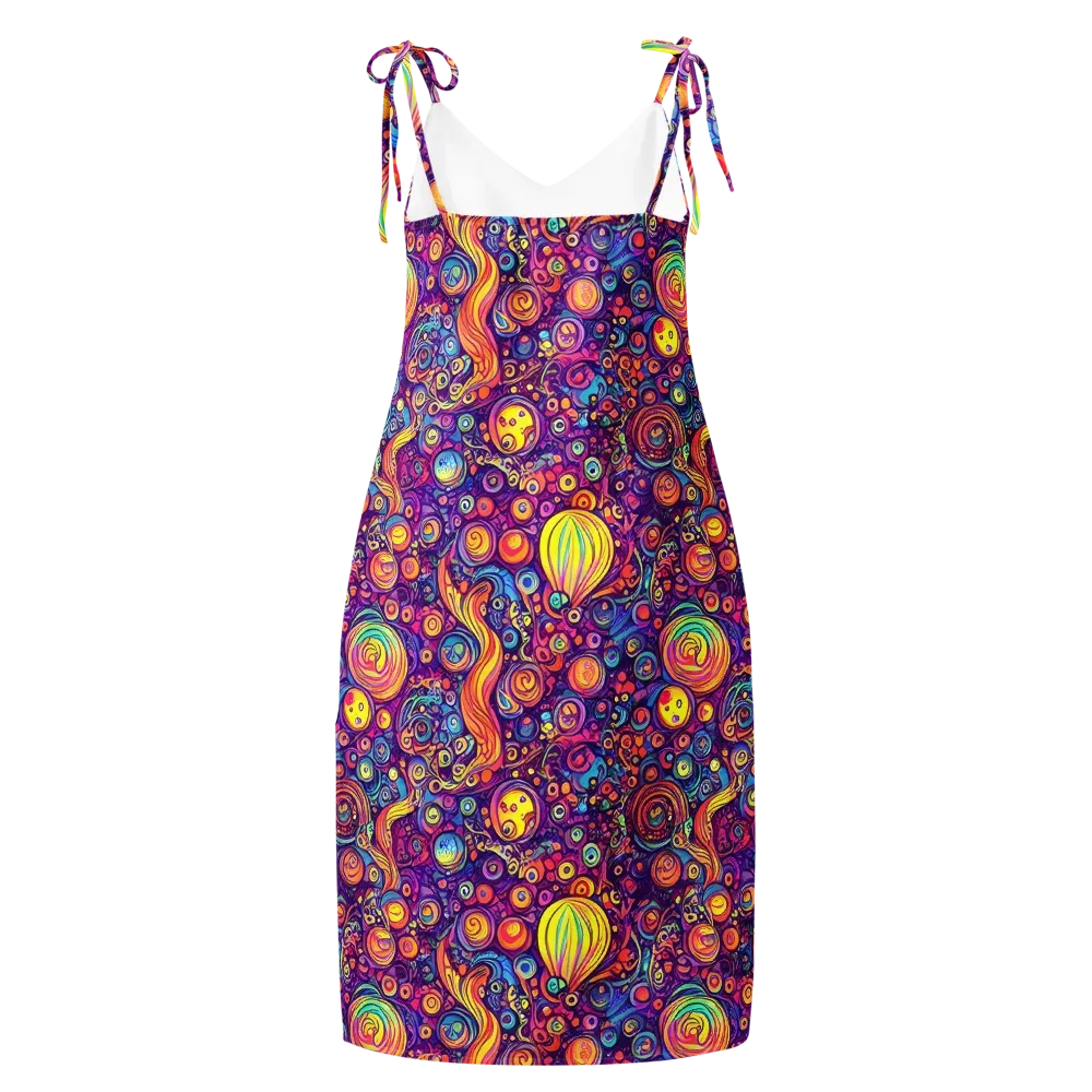 Festival of Whimsy on Slip Dress — Back