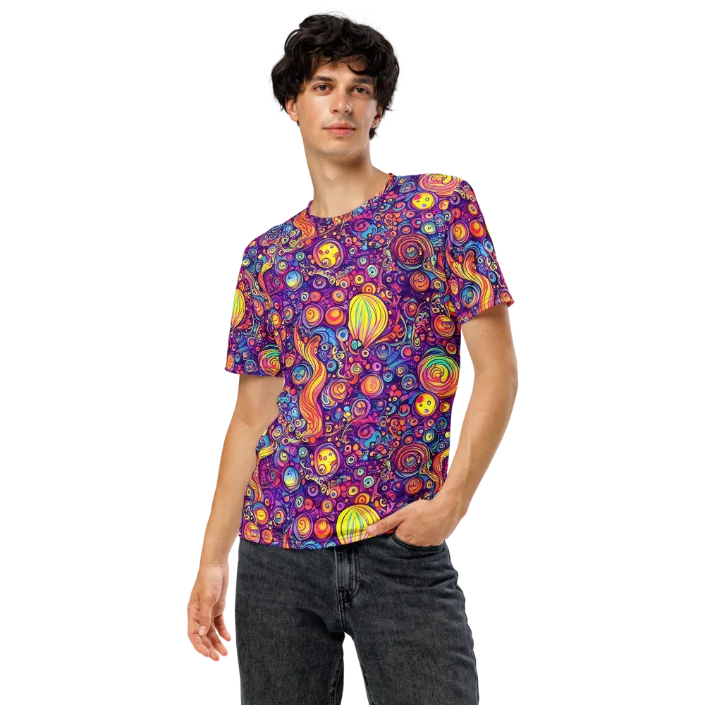 Festival of Whimsy on Men's Crew Neck T-Shirt — Front