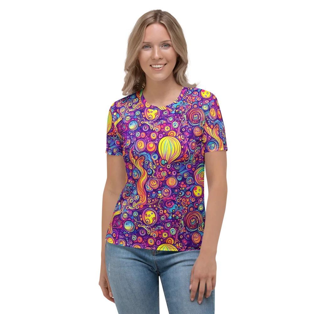 Festival of Whimsy on Women's Crew Neck T-Shirt — Front