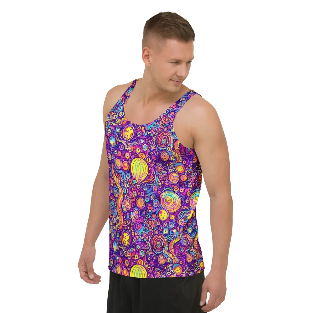 Festival of Whimsy on Men's Tank Top — Left Front