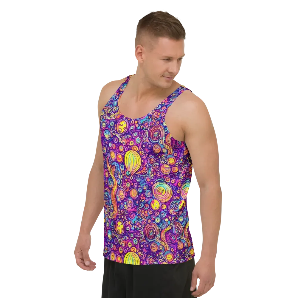 Festival of Whimsy on Men's Tank Top — Left Front