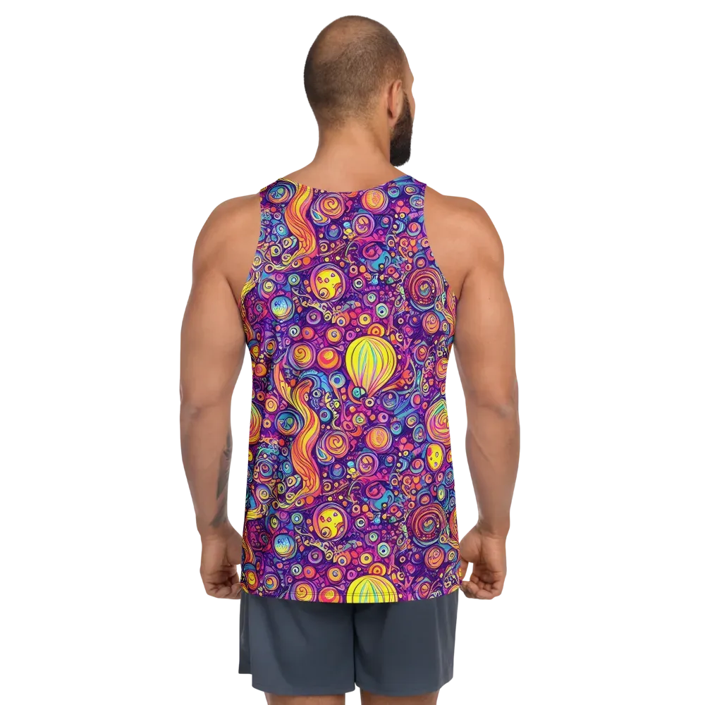 Festival of Whimsy on Men's Tank Top — Back