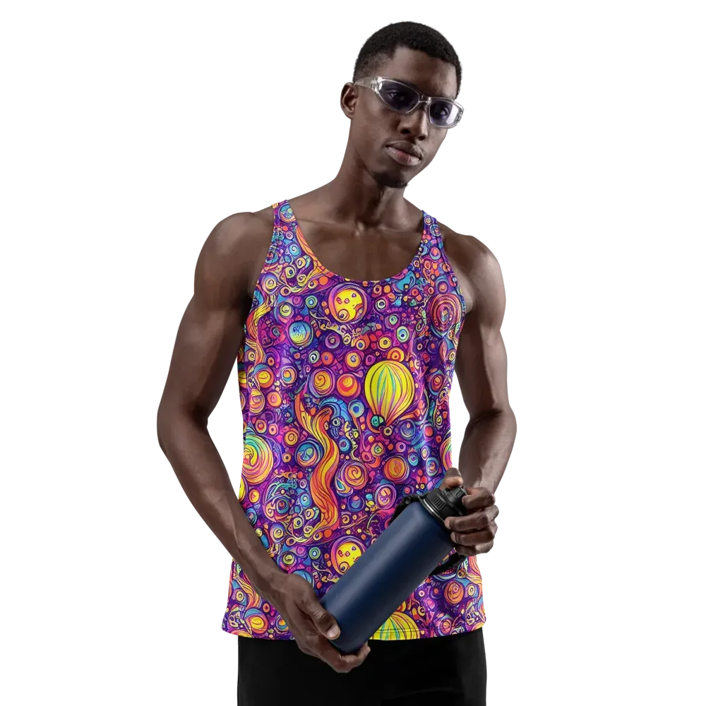 Festival of Whimsy on Men's Tank Top — Front