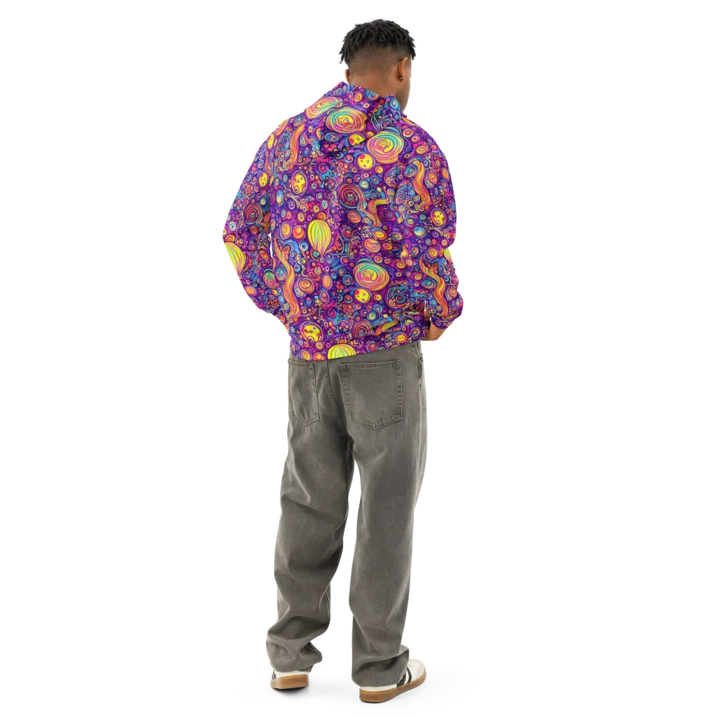 Festival of Whimsy on Cotton Hoodie — Back