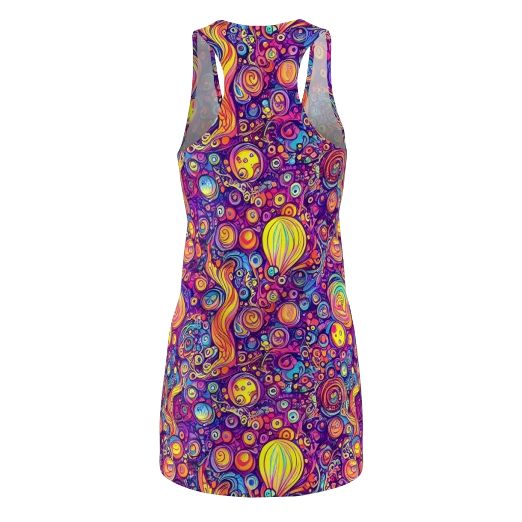 Festival of Whimsy on Racerback Dress — Back