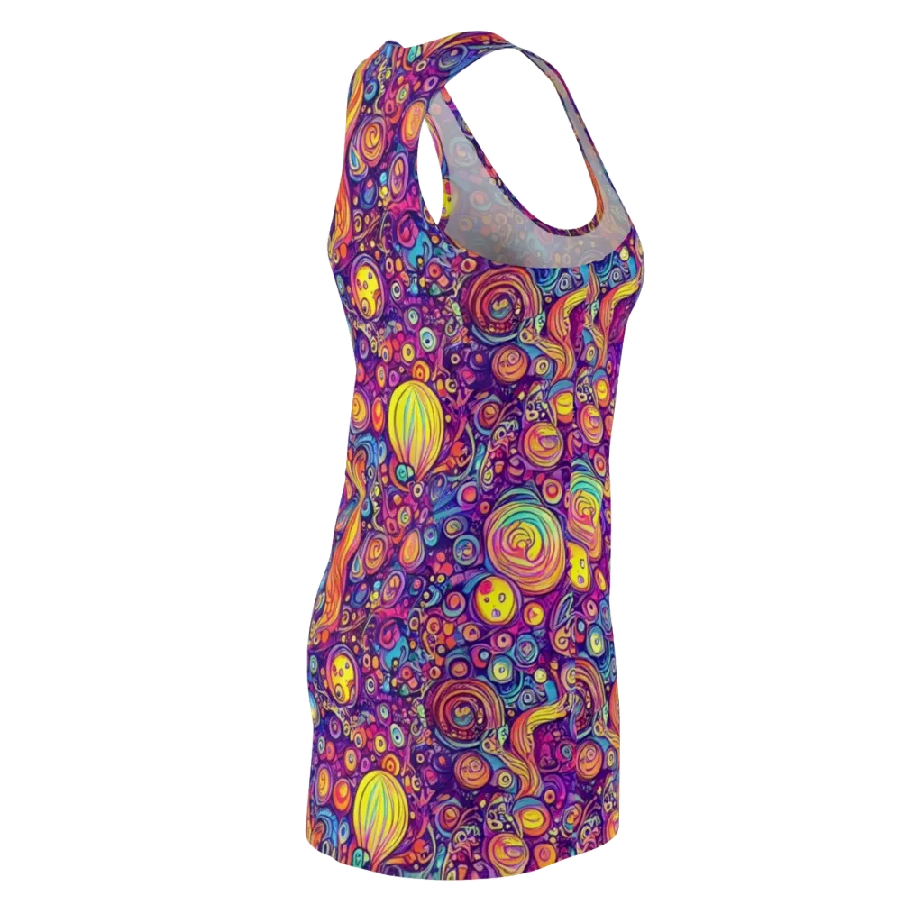 Festival of Whimsy on Racerback Dress — Back Side
