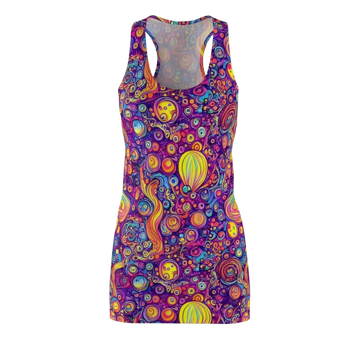 Festival of Whimsy on Racerback Dress — Front