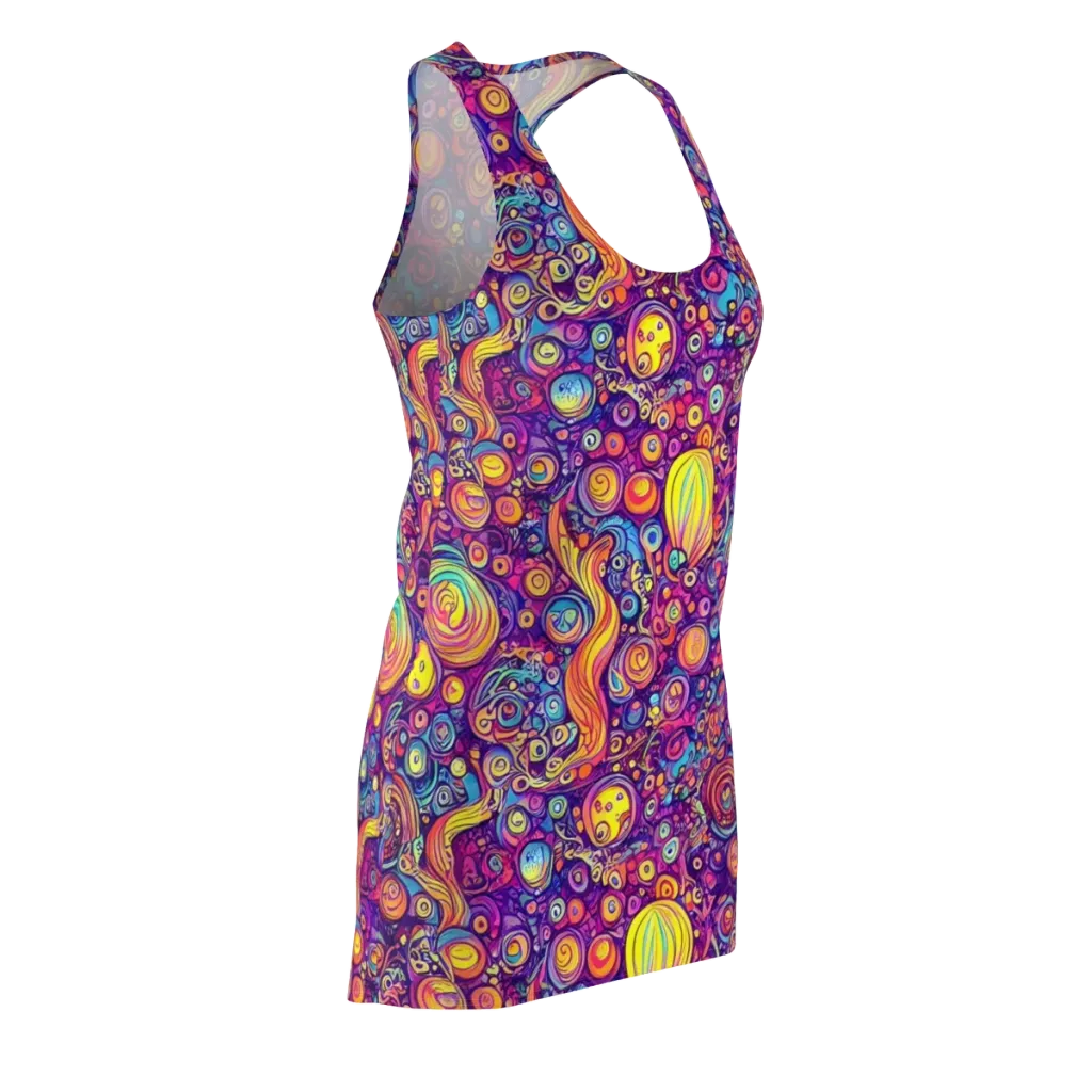 Festival of Whimsy on Racerback Dress — Front Side