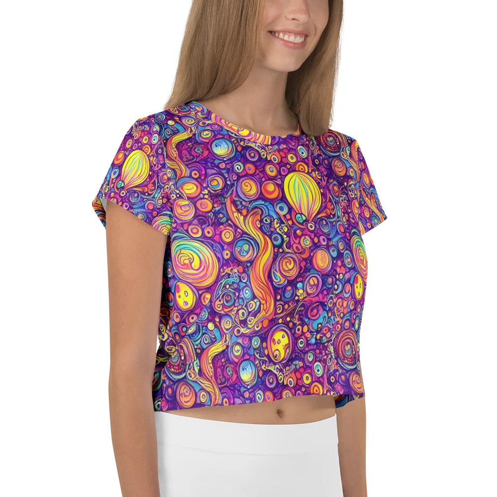 Festival of Whimsy on Crop Tee — Right