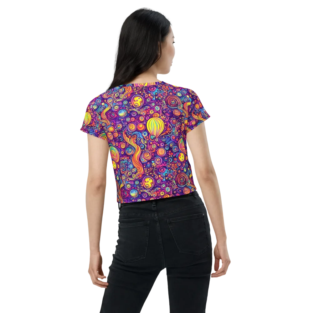 Festival of Whimsy on Crop Tee — Back