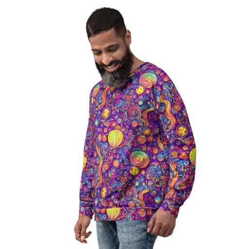 Festival of Whimsy on a Sweatshirt
