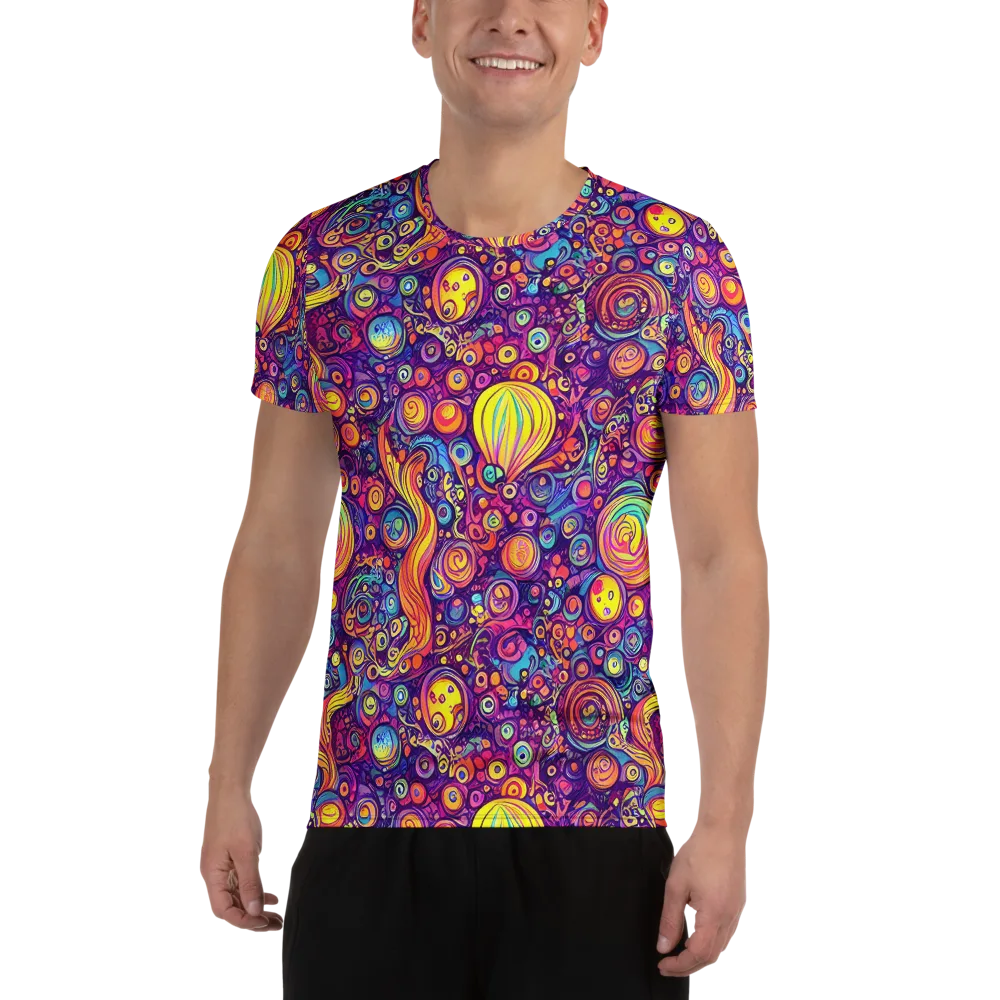 Festival of Whimsy on Men's Athletic T-Shirt — Front