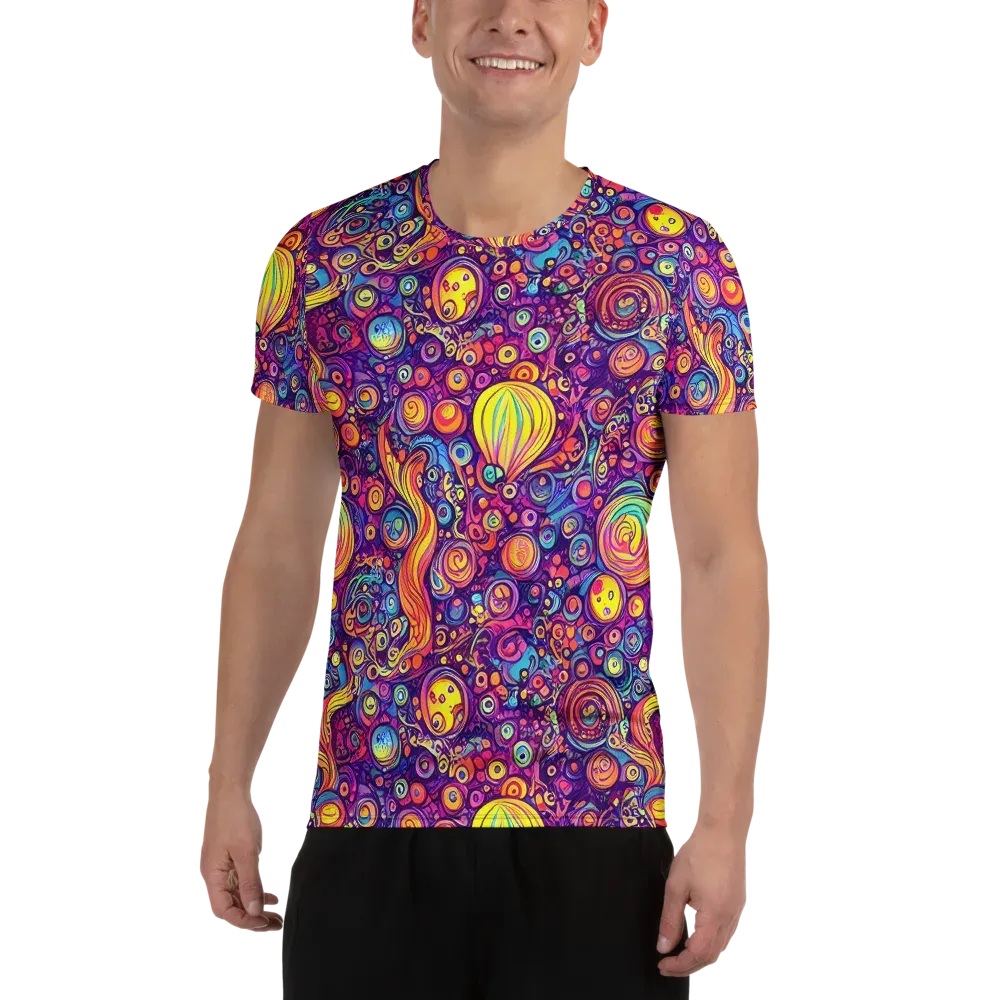 Festival of Whimsy on Men's Athletic T-Shirt — Front
