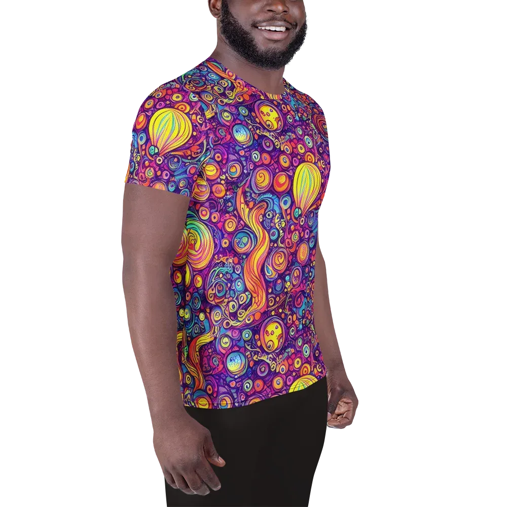 Festival of Whimsy on Men's Athletic T-Shirt — Right