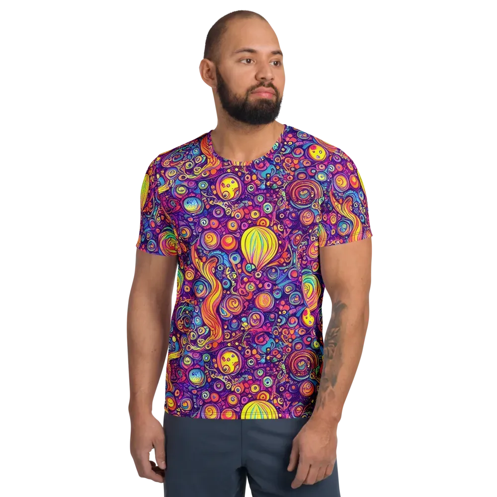 Festival of Whimsy on Men's Athletic T-Shirt — Front