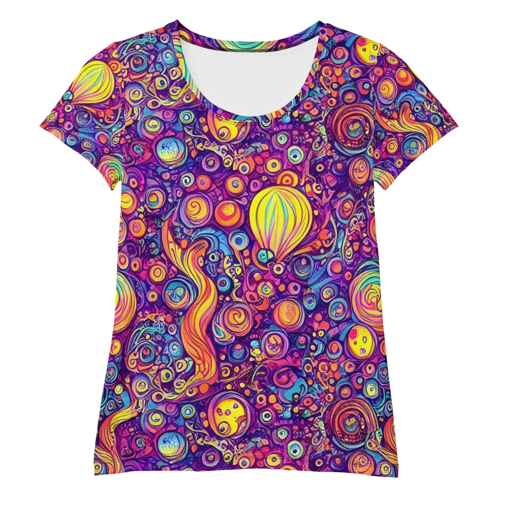 Festival of Whimsy on Women's Athletic T-Shirt — Front