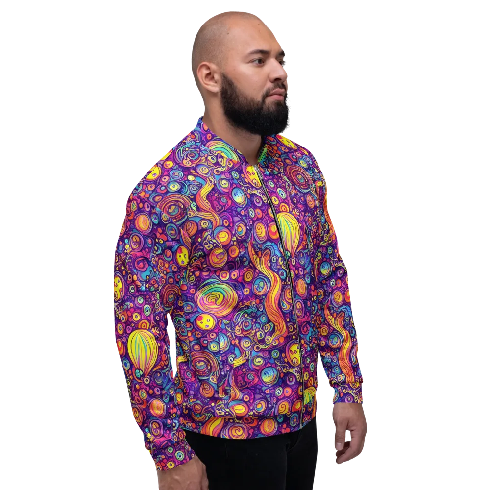 Festival of Whimsy on Bomber Jacket — Right