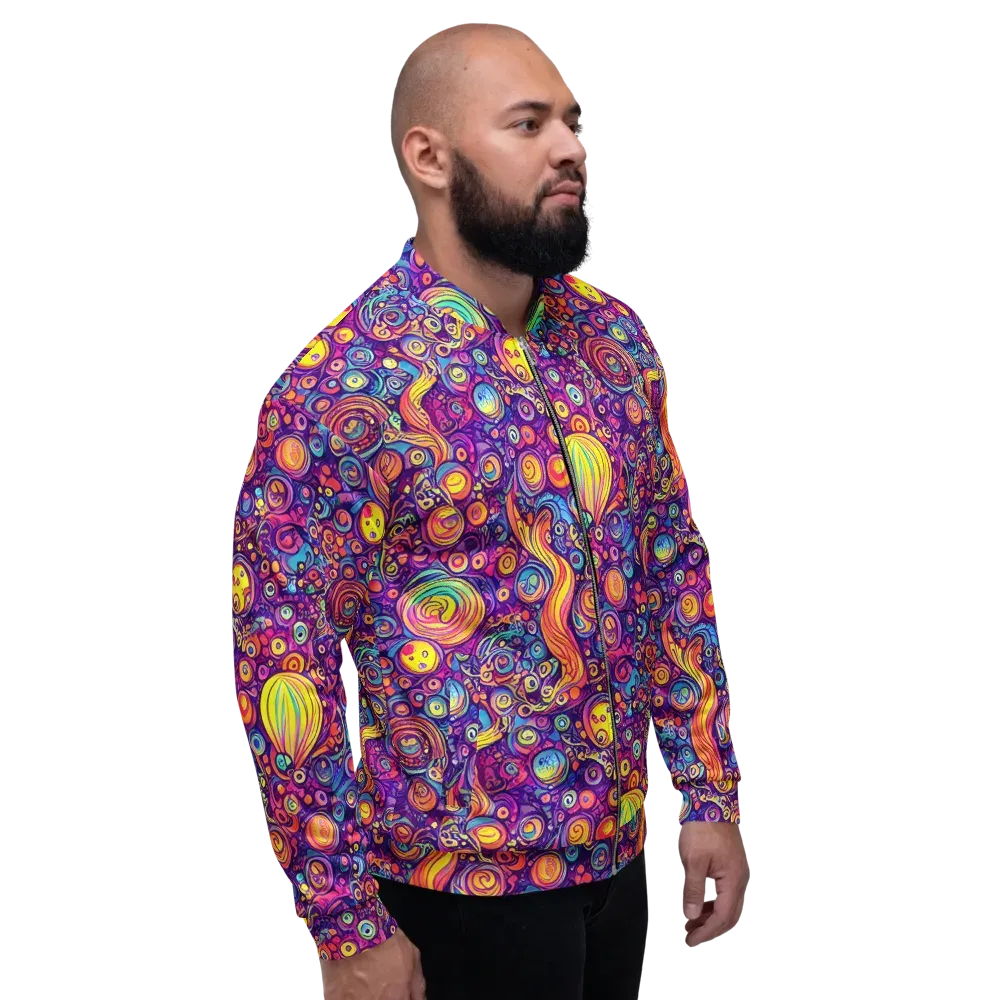 Festival of Whimsy on Bomber Jacket — Right