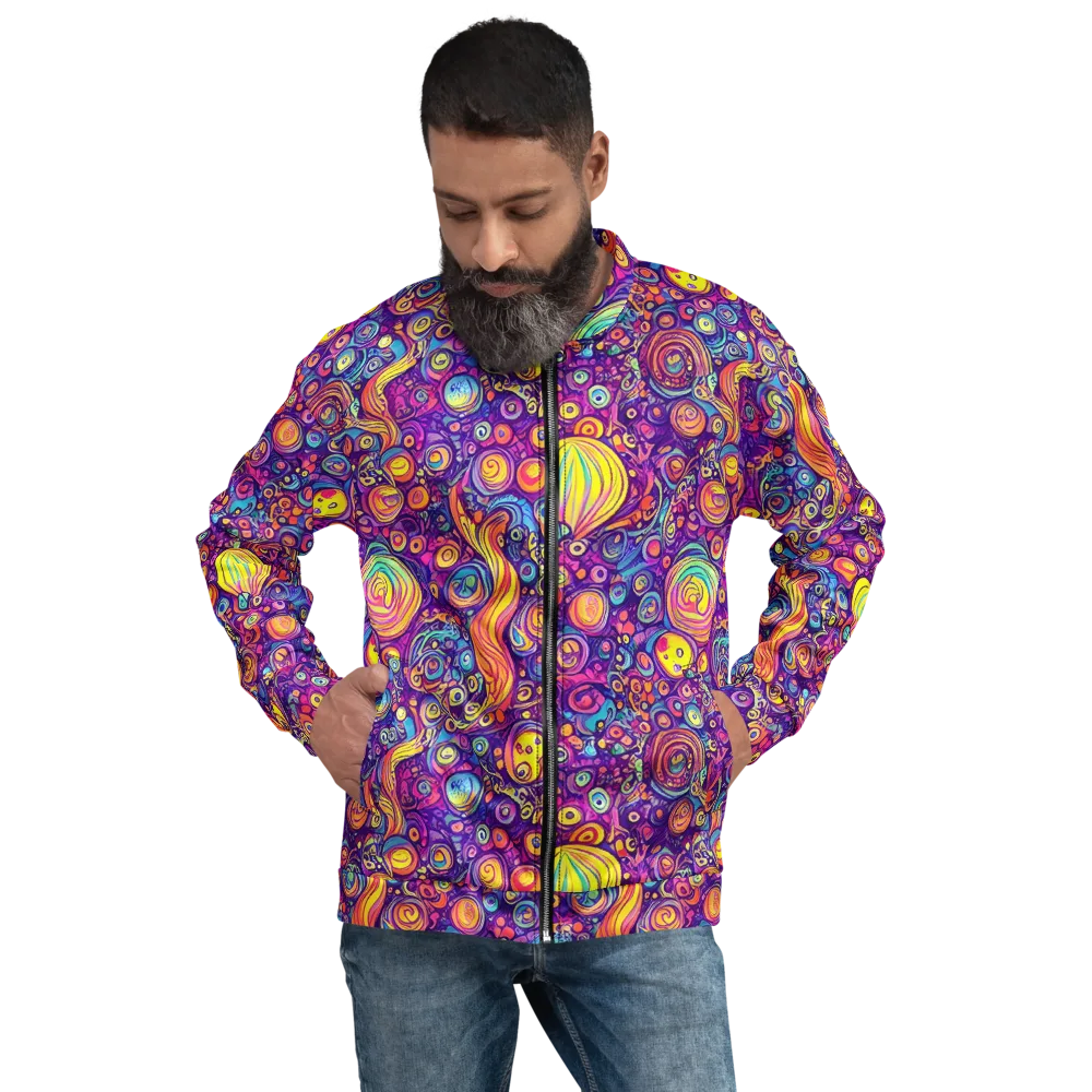 Festival of Whimsy on Bomber Jacket — Front
