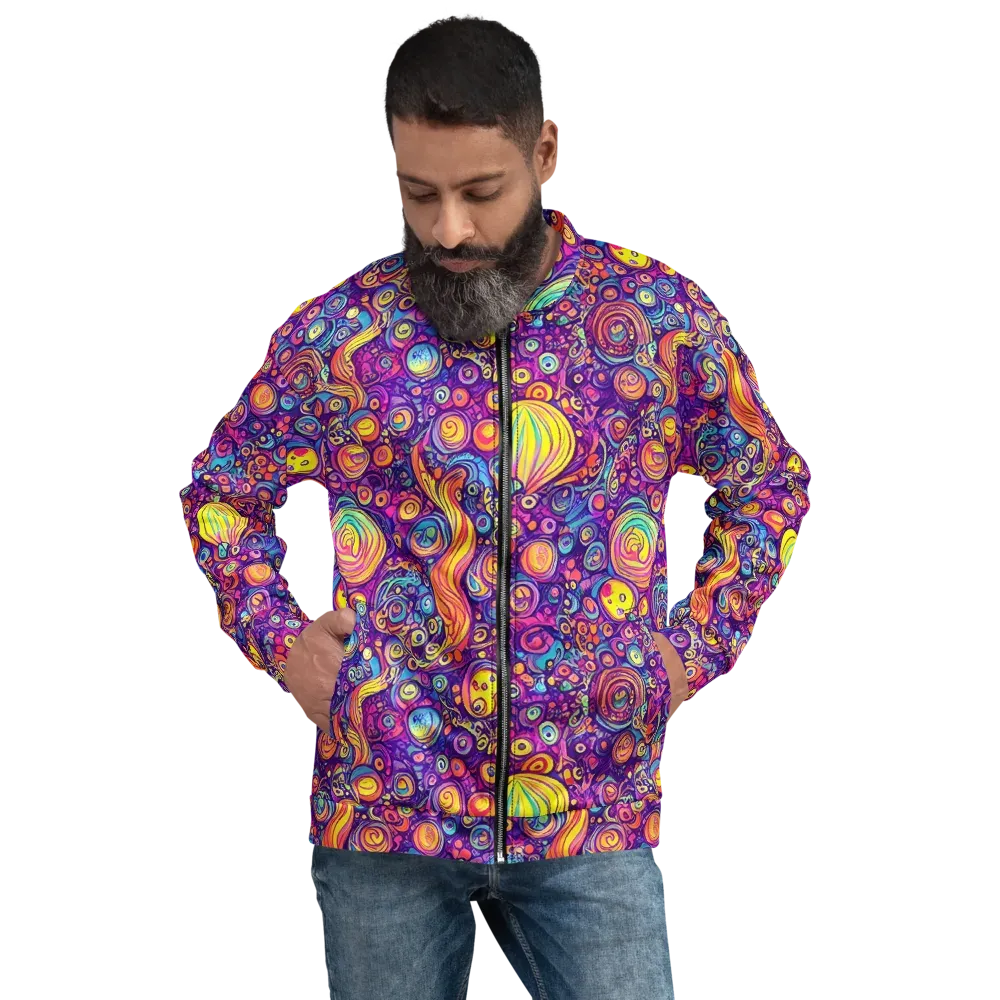 Festival of Whimsy on Bomber Jacket — Front