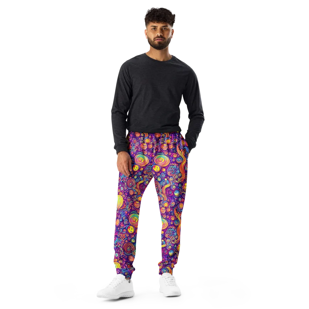 Festival of Whimsy on Men's Joggers — Front